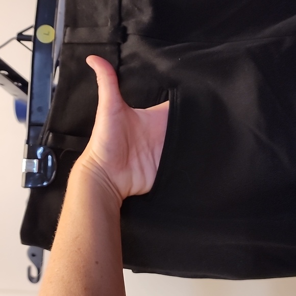 Black Staight Leg Dress Pants - Picture 4 of 11